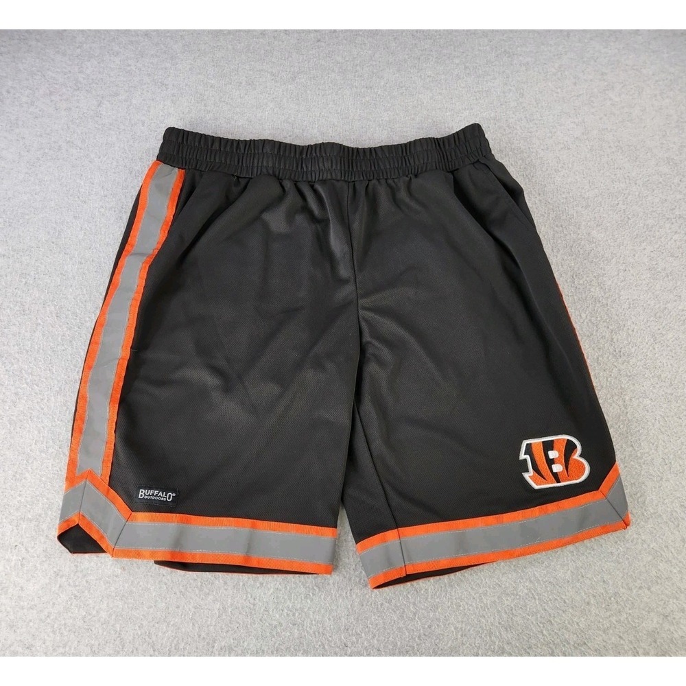 2XL Orange Reflective Cincinnati Bengals Basketball Shorts NFL Buffalo Outdoors
